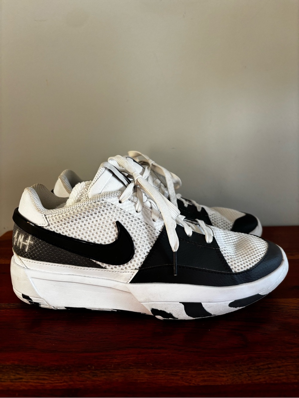 Nike Ja1 “Scratch 2.0” - black and white - 7y